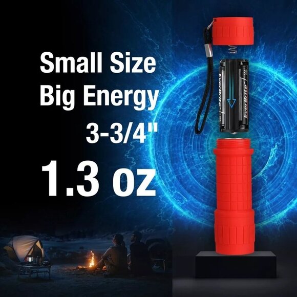 EverBrite 6-Pack Black Light LED Flashlight UV Mini Flashlight 9 LED Light NEW - Picture 7 of 8